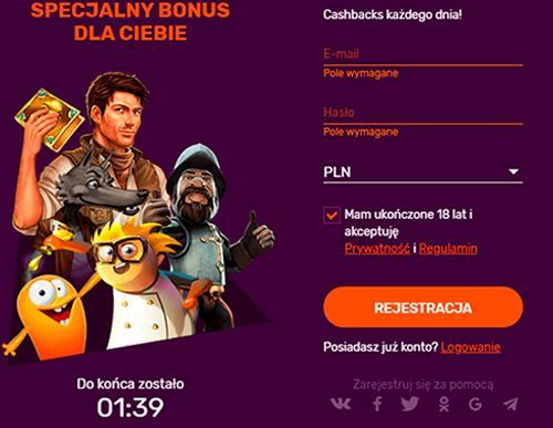 Rejestracja nowego konta