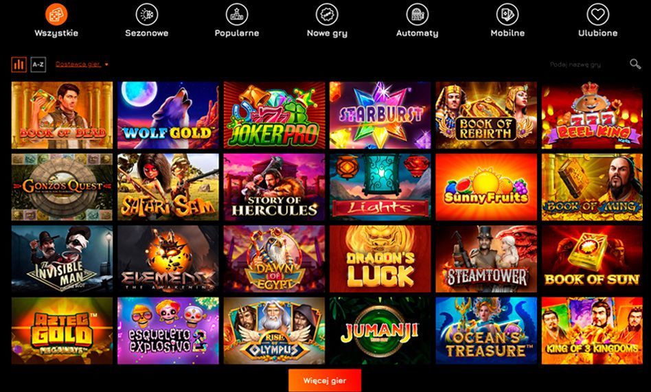 Wersje gier hazardowych za darmo